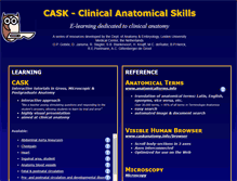 Tablet Screenshot of caskanatomy.info